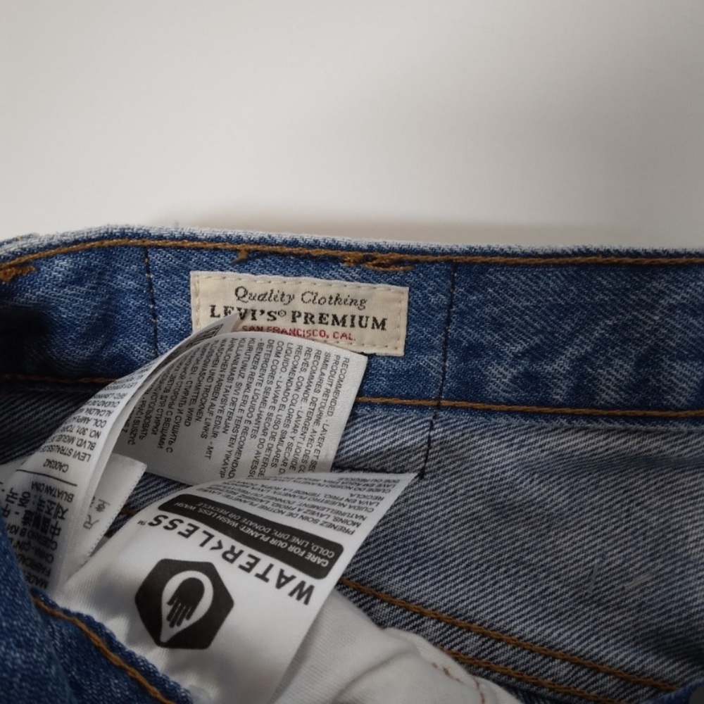 Levi's Premium distressed jeans 501 skinny blue - Picture 14 of 15